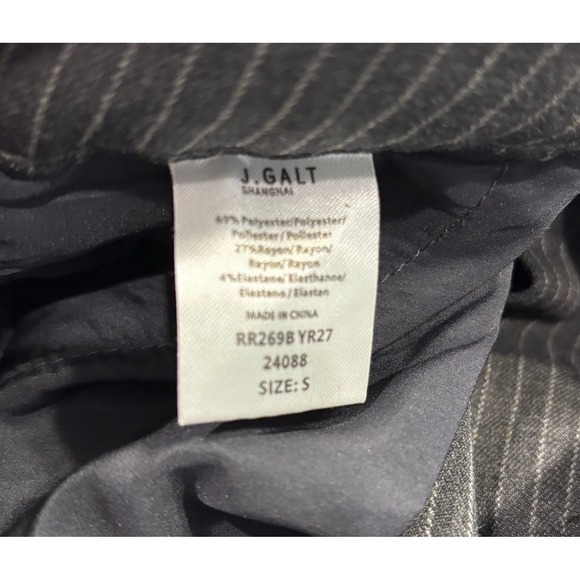 J Galt Shanghai Striped Dress Pants Women's Size S Polyester Rayon Blend - Picture 3 of 4